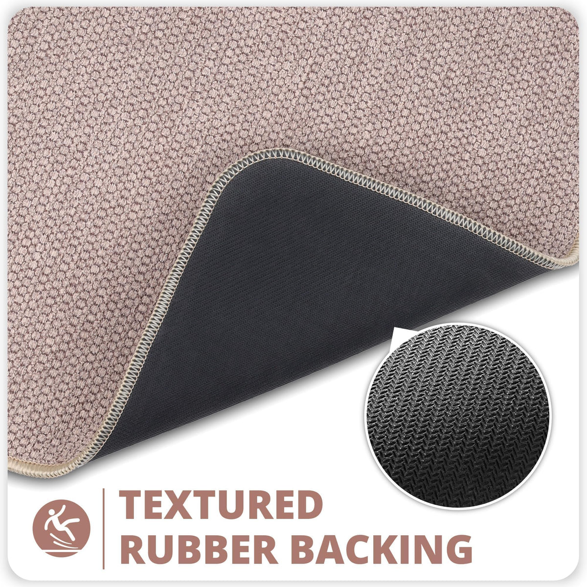 Bath Mat Ultra Thin Bathroom Runner Rugs (1440 sq inches)