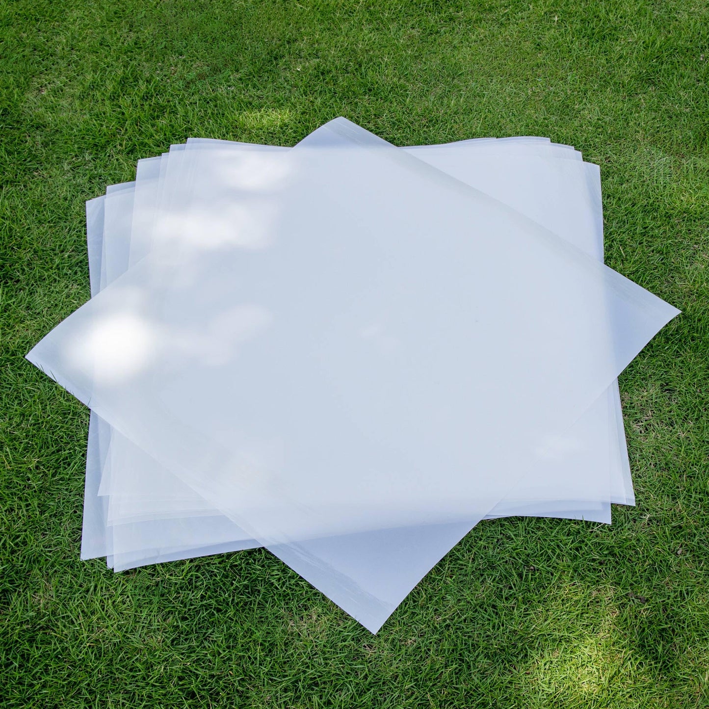 24X24 Inch 7mil Blank PET Laser Cutting Stencil Plastic Sheets (10 Pack), Food-Safe Mylar Template Material for Crafting, Template Material for Cutting Machines, Cricut Venture, Laser Cutting