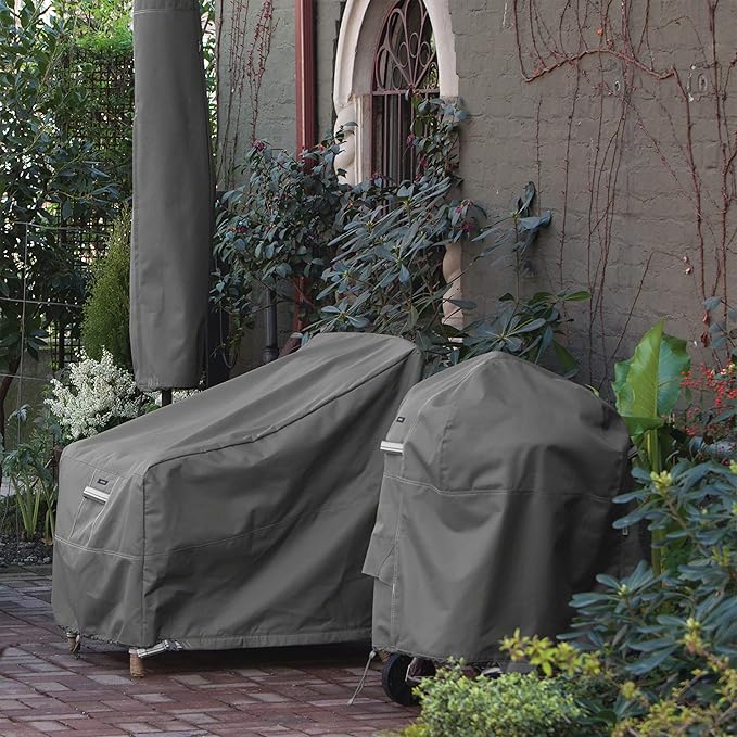 Classic Accessories Ravenna Water-Resistant Stackable 75 x 27 x 40 Inch Chaise Lounge Cover, Chaise Lounge Covers Outdoor