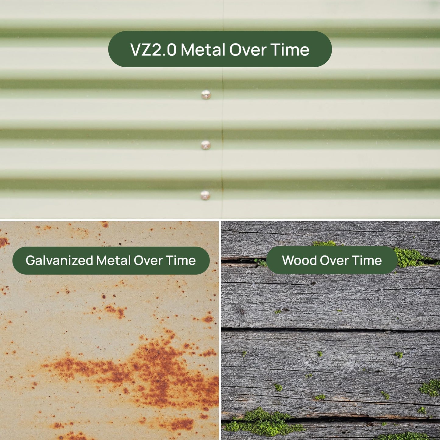 Rolling Elevated Raised Garden Bed-V Series, 2' x 8' Garden Beds with Legs & Storage Rack for Patio & Porch, 1400 Lbs Weight Capacity, Outdoor Planter Box for Vegetables Flower Herbs, Olive Green
