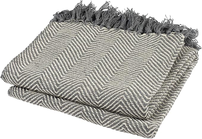 Safavieh Home Collection Amada Grey Throw Blanket