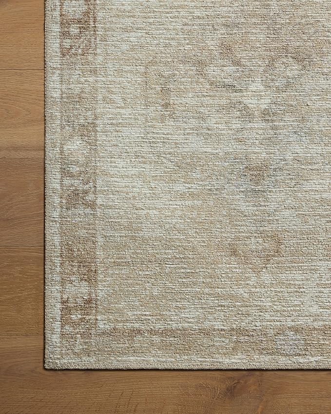 Loloi Amber Lewis Cambria Collection CBR-02 Mist/Natural 10'-0" x 14'-0" Area Rug Jute, Neutral, Vintage Style, Antique Tone, Living, Bedroom, Dining, Carpet