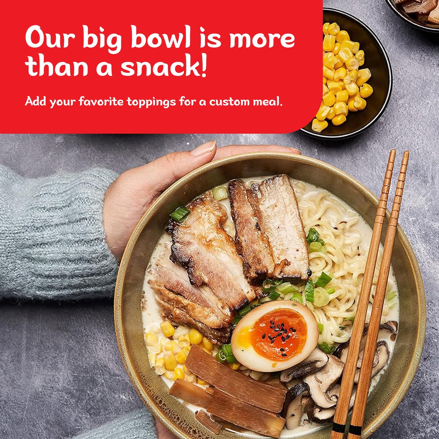 Nongshim Tonkotsu Ramen with Kuromayu Noodle Big Bowl, 3.56 Ounce (Pack Of 6)