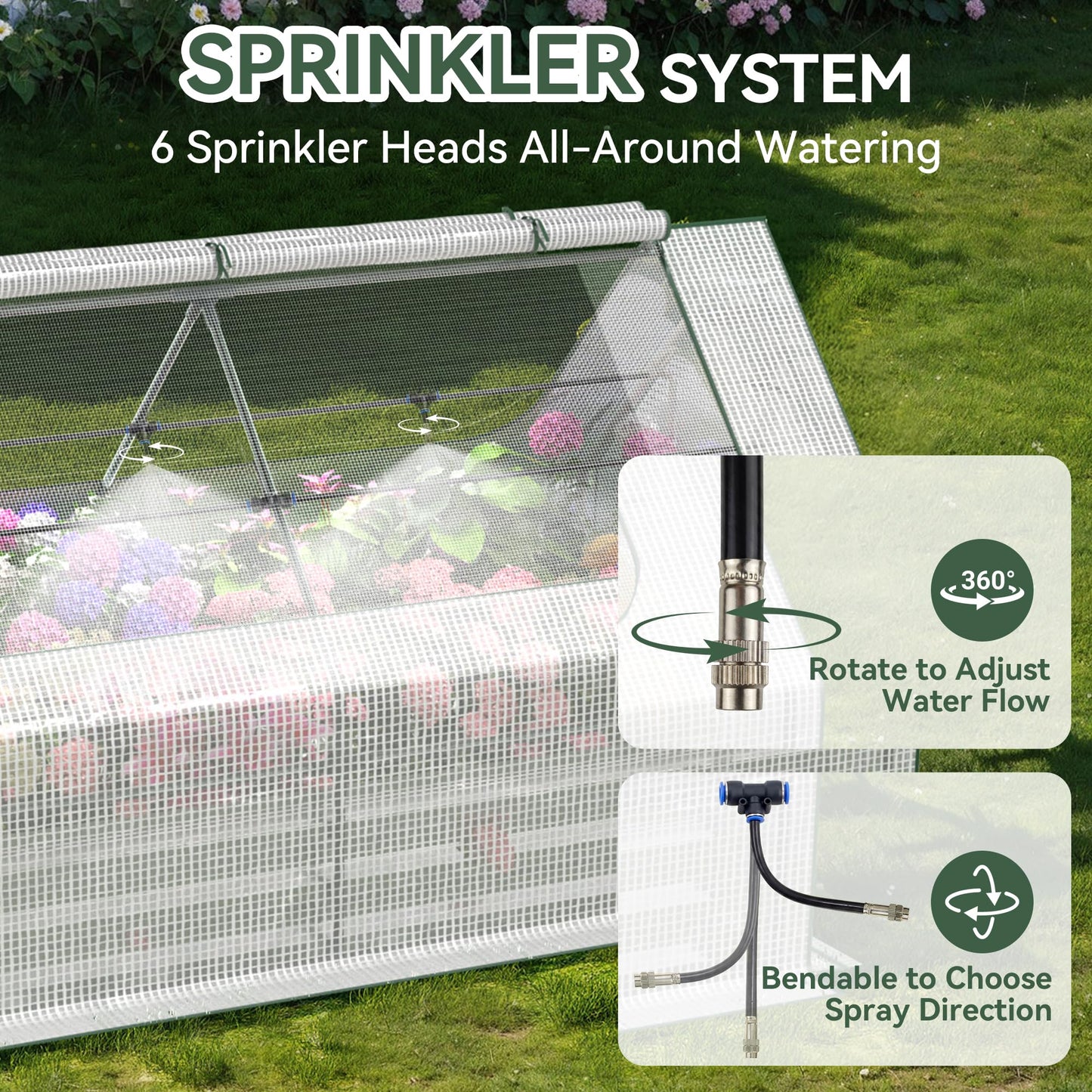 Lineware Raised Garden Bed with Self-Watering System, 6x3x1 ft Elevated Planter Boxes Outdoor with PE Cover, Galvanized Raised Beds for Gardening,Vegetables,Flowers, Backyard, Patio