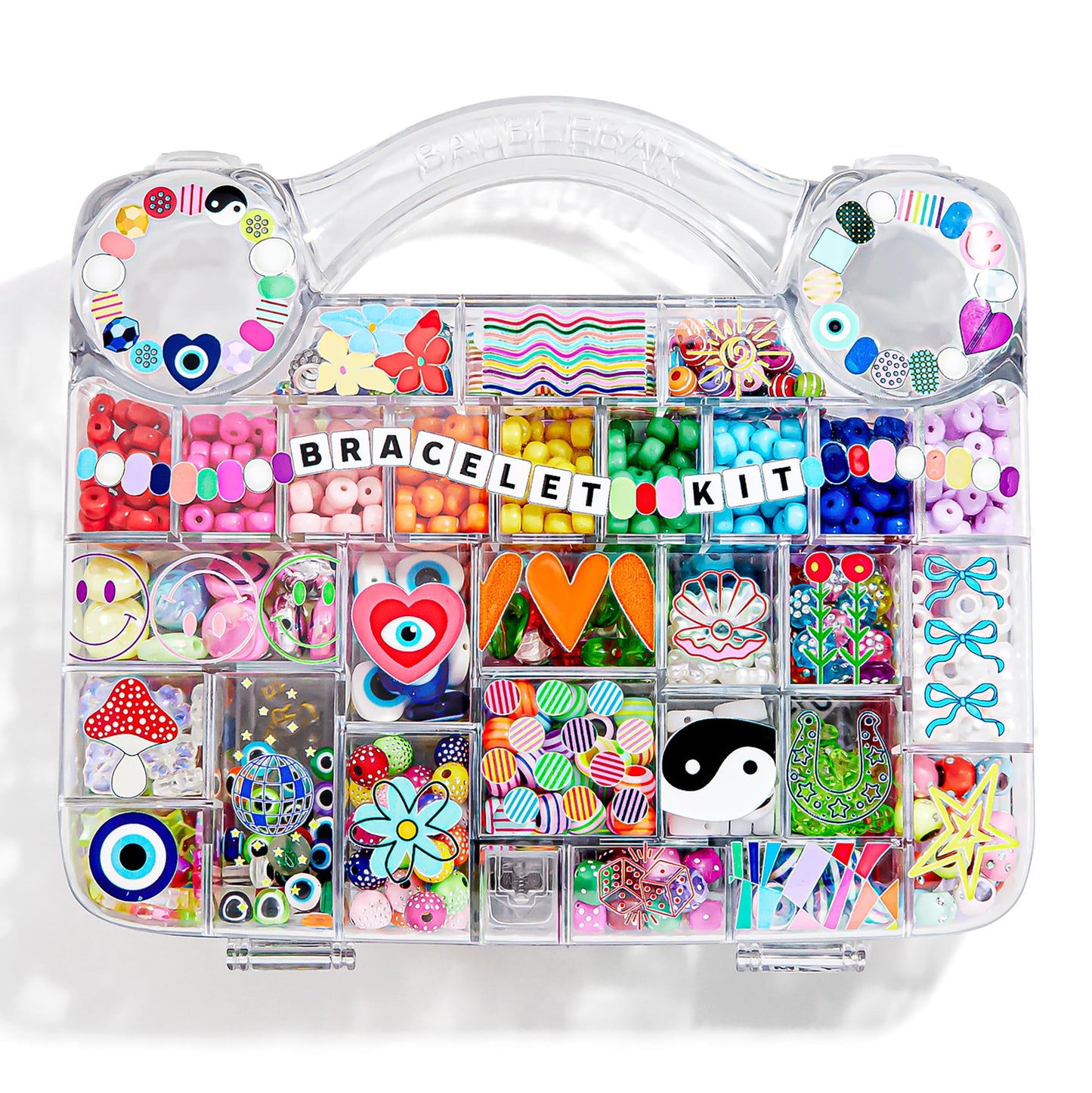 BaubleBar Ultimate DIY Bracelet Kit | 1000+ Pcs | Great for a Gift or Party | Bracelet Jewelry Making Kit with Beads