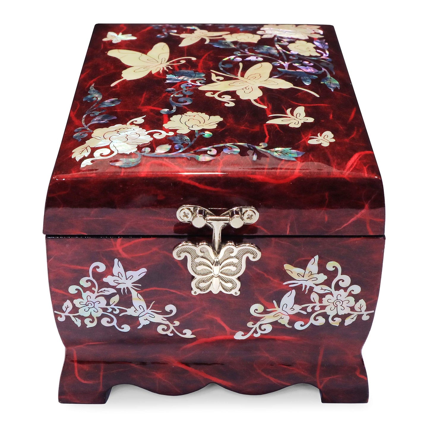MADDesign Mother of Pearl Lacquered Jewelry Music Box