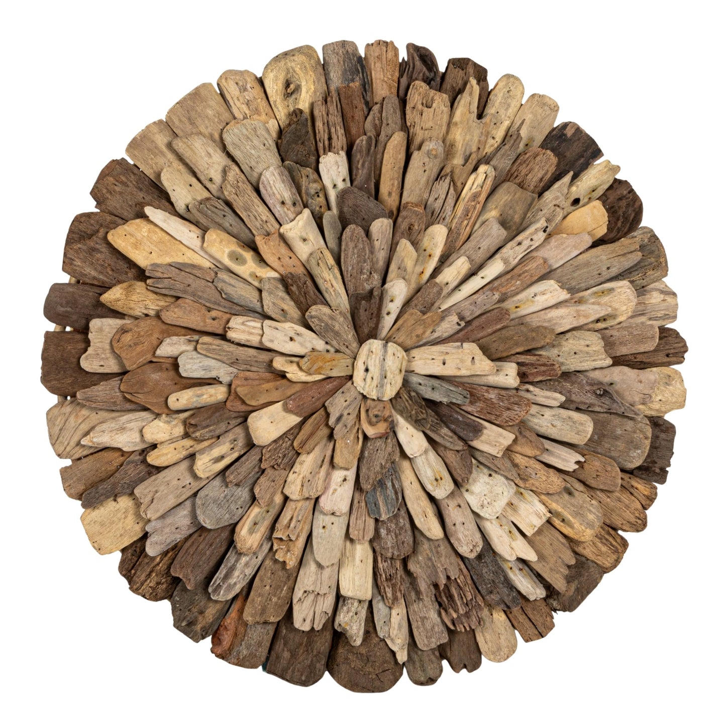Creative Co-Op Round Driftwood Wall Décor