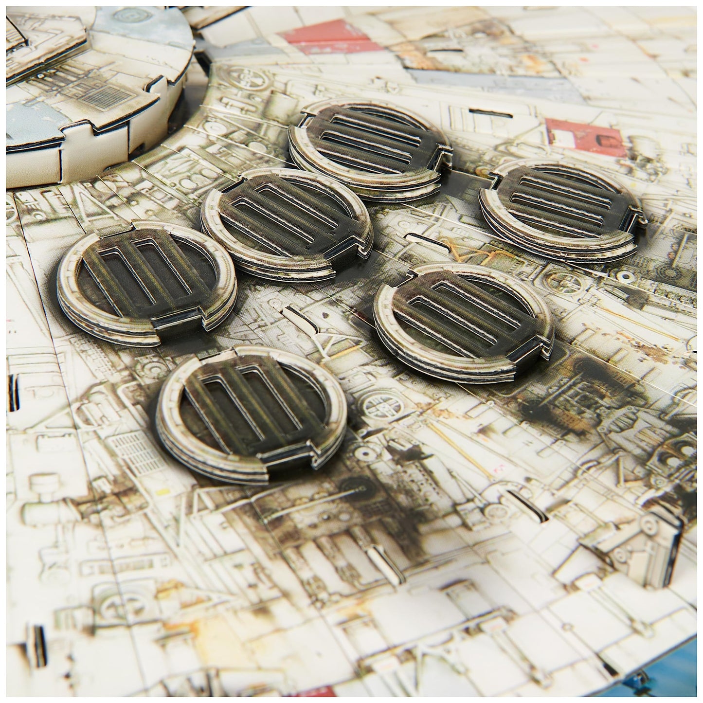 4D Build Star Wars Millennium Falcon 3D Model Kit, Star Wars Gifts, Desk Decor for Fans & Collectors, 223 Pieces, 3D Puzzles, Gift Ideas for Ages 12 & Up