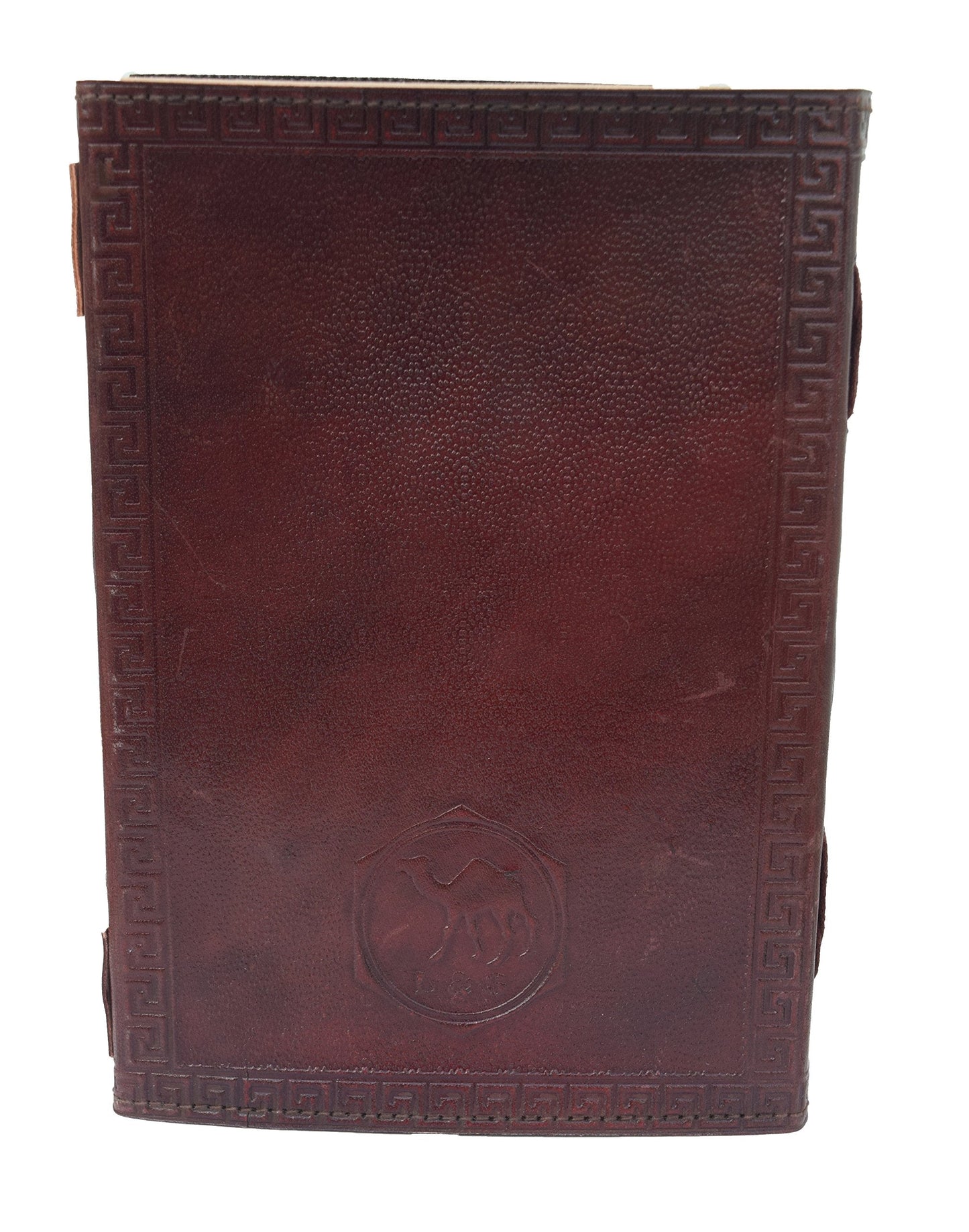 Avengers embossed 10 inches Handmade Leather Journal With Stones/Art Sketchbook & Travel diary with Vintage lock Latch