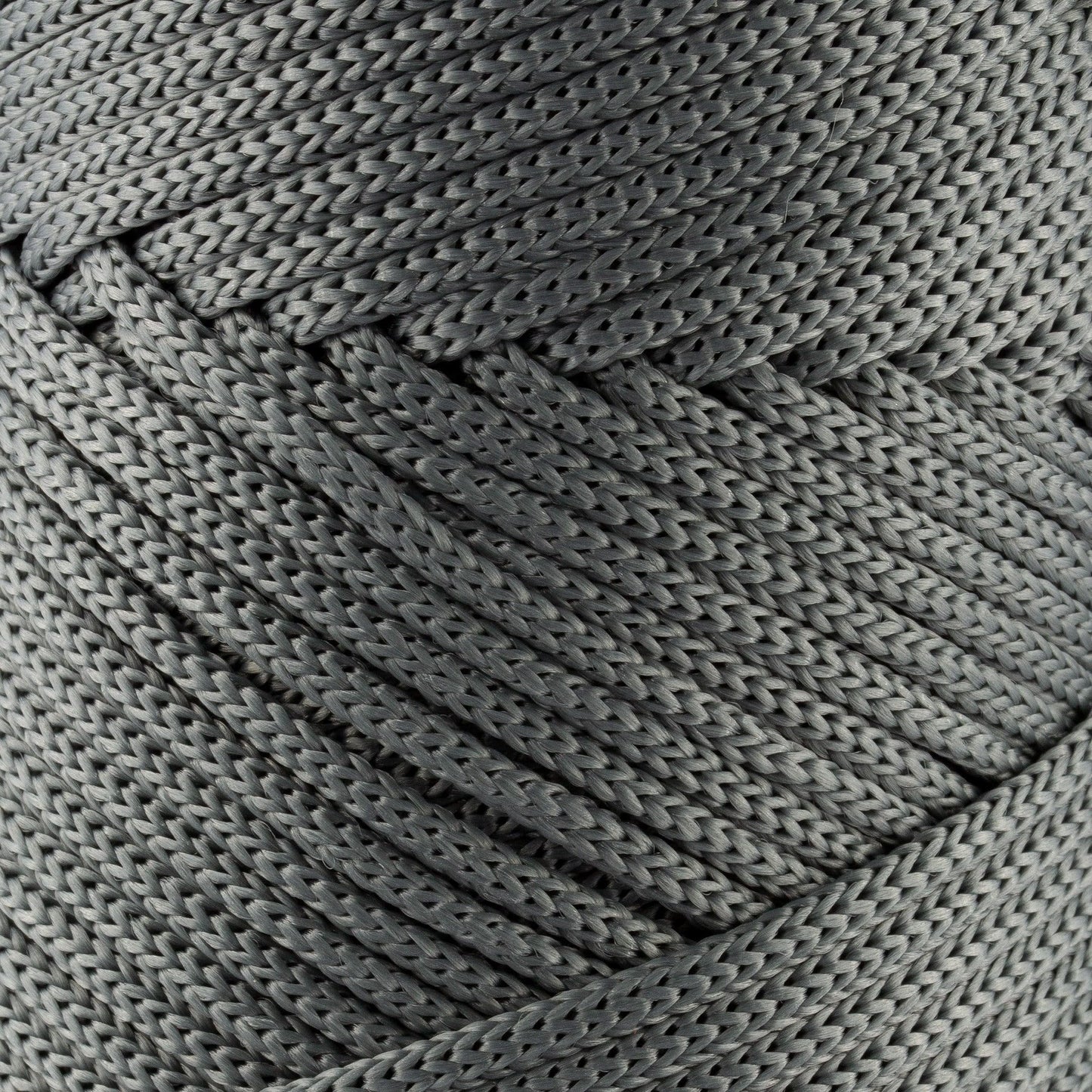 Sensy Premium 3mm 131 Yards Polyester Rope 100% Polypropylene Cord Macrame Cord 3mm Crochet Bag Cord Macrame Rope Crochet Thread Gift for Knitter (Grey)