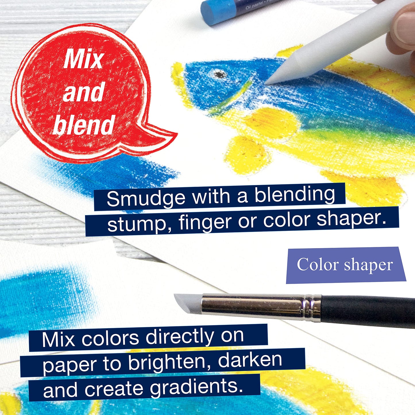 Faber-Castel FC127024 Creative Studio Oil Pastel Crayons (24 Pack), Assorted