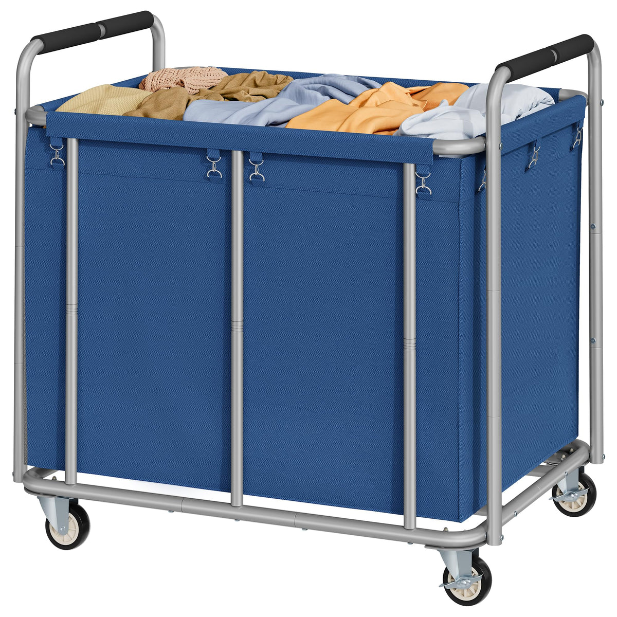 Heavy Duty Laundry Cart with Wheels 450L