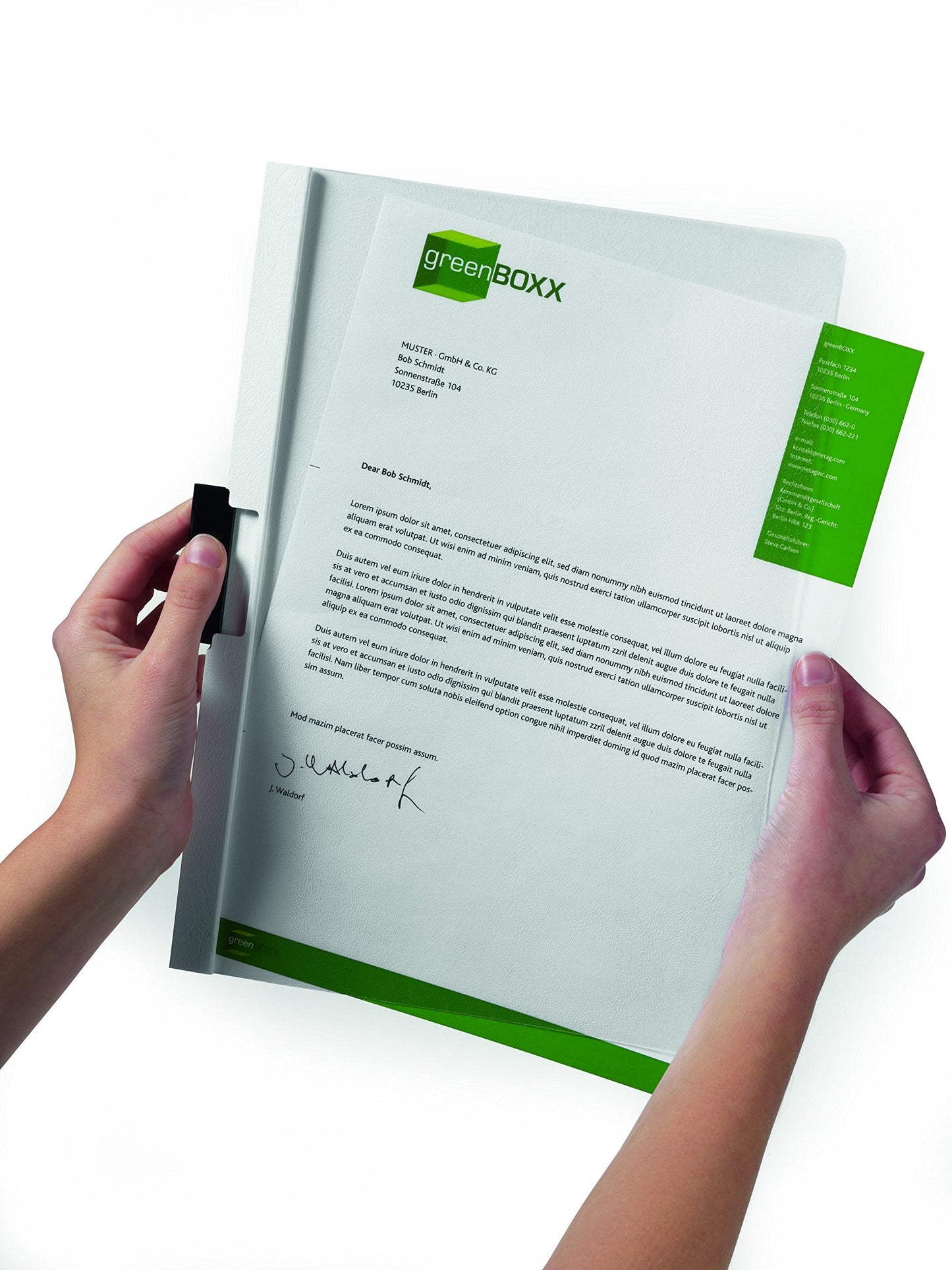 Durable Report Cover with DURACLIP - Letter-Size - Holds Up to 30 Pages - Clear Cover in Red - 25 Per Box