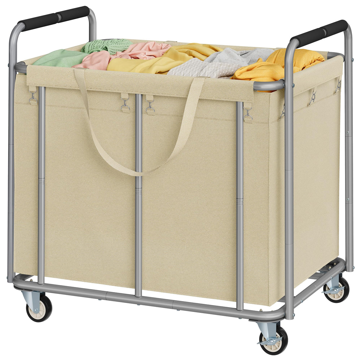 Large Laundry Cart with Wheels 450L