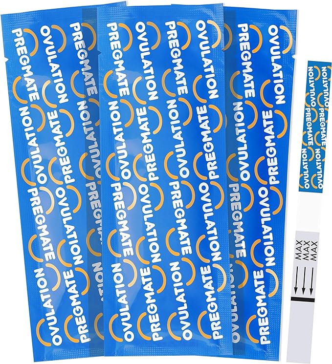 Pregmate 50 Ovulation Test Strips Predictor Kit (50 Count)