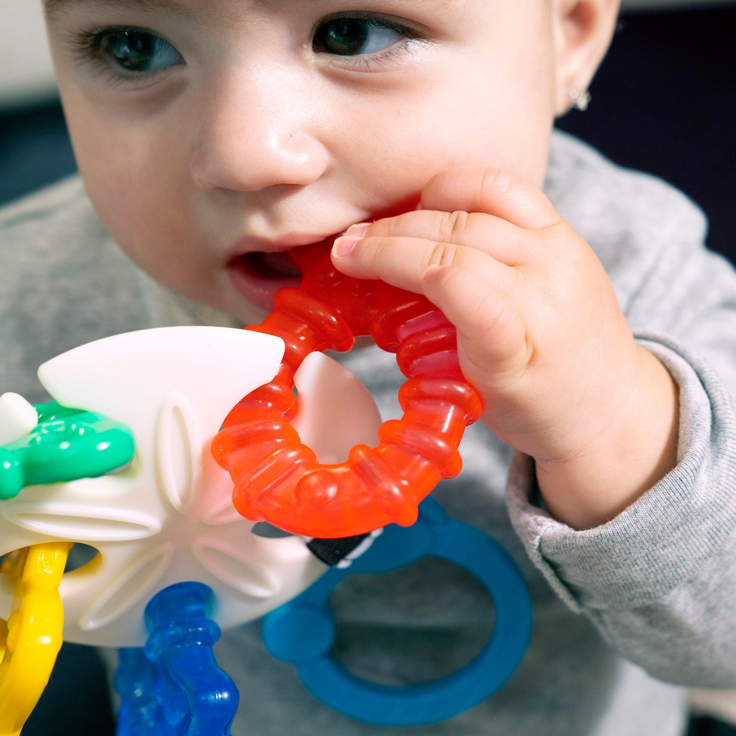 Baby Einstein Ocean Explorers Sea of Sensory Teether Toy BPA Free, Ages 3 Months and up (Pack of 2)