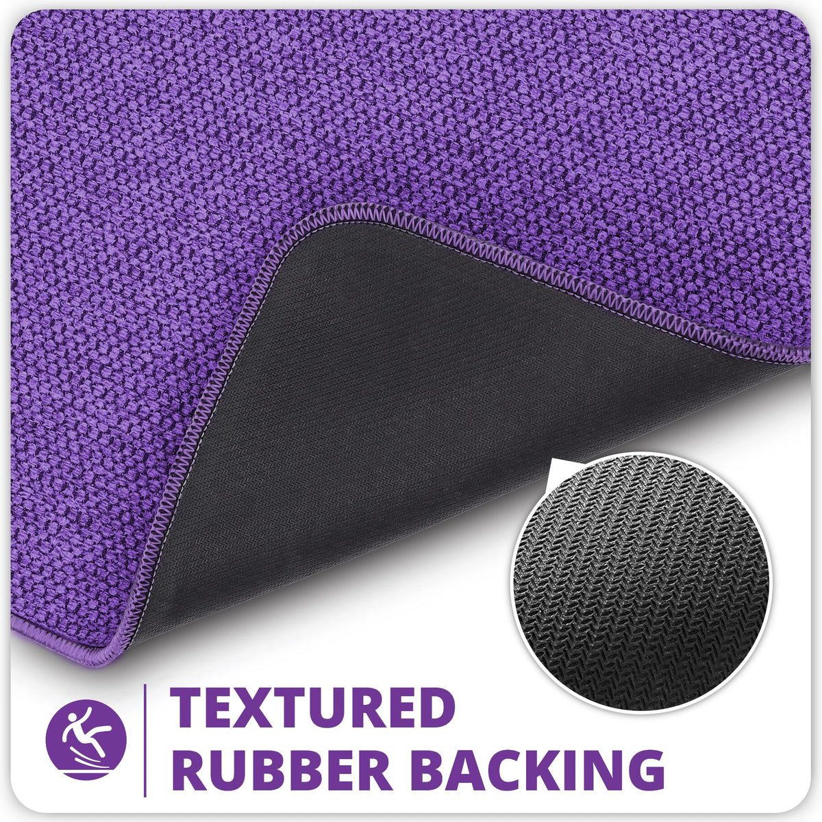 Bath Mat Ultra Thin Bathroom Runner Rugs (18 Sq Ft)