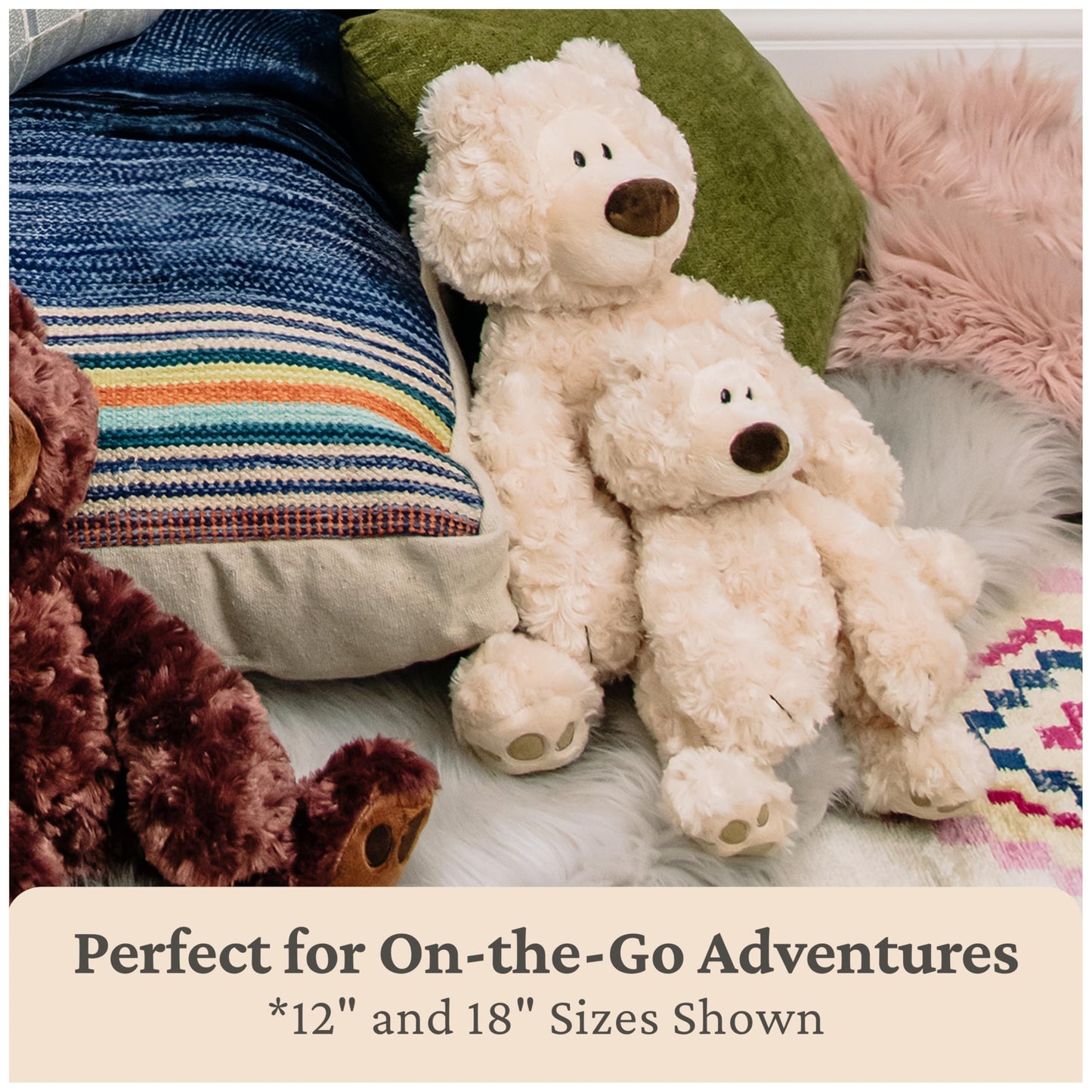 GUND Philbin Classic Teddy Bear, Premium Stuffed Animal for Ages 1 and Up, Beige, 18”