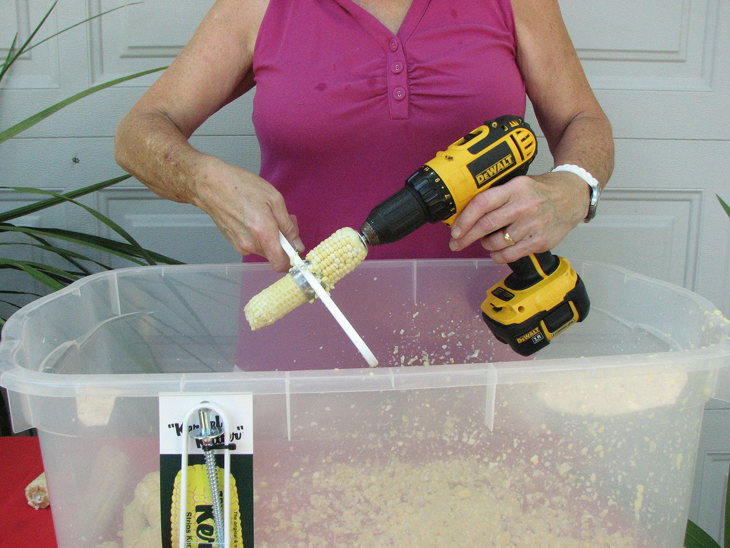The Original Kernel Kutter (Sweet Corn Cutter, Stripper, peeler) with Bit "proudly made in the USA"