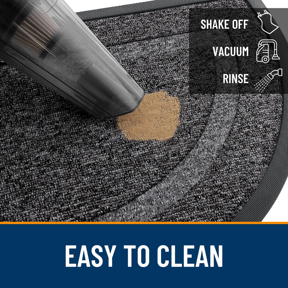 Half Circle Front Door Mat Outside 35x23 All