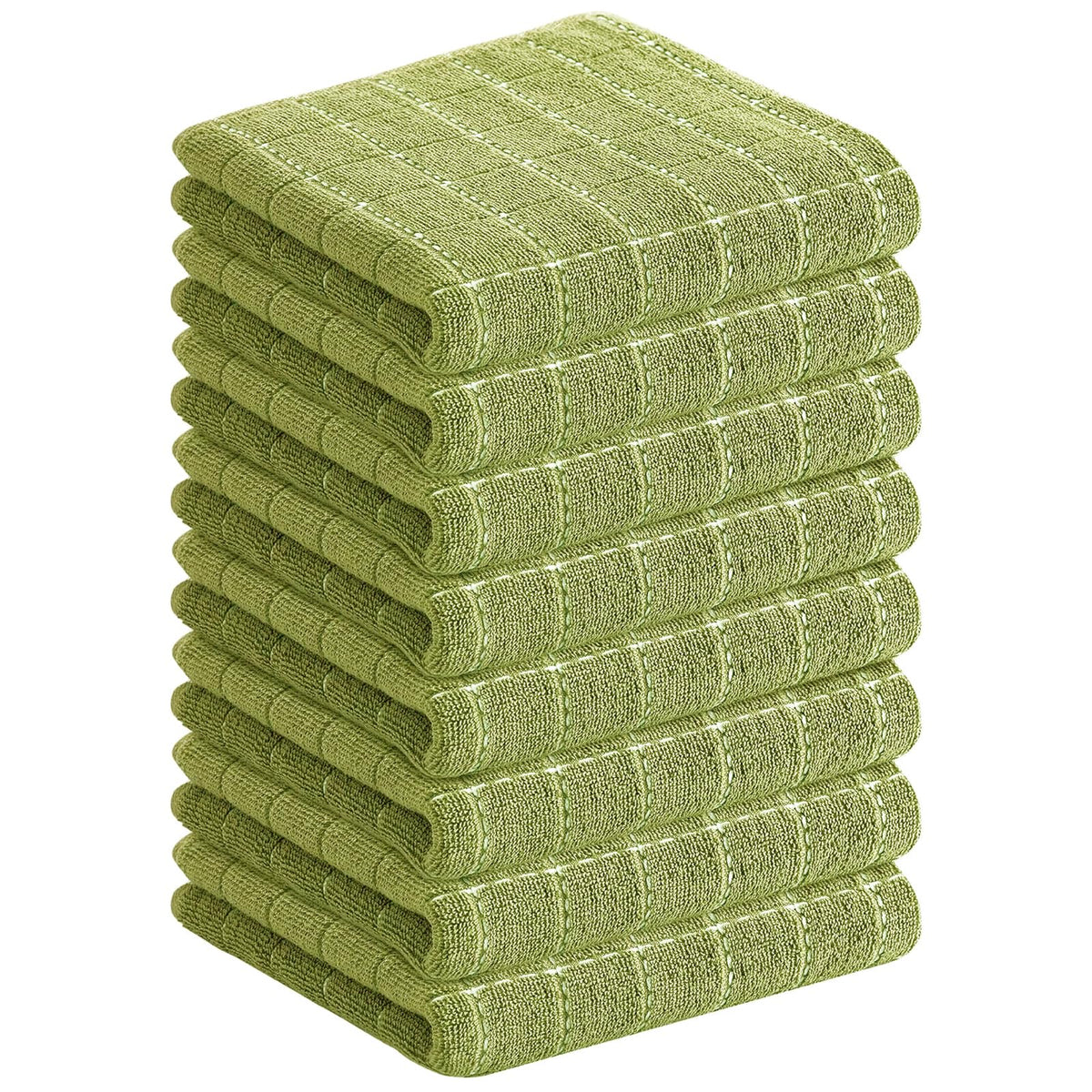 100% Cotton Terry Kitchen Towels (8 Count)
