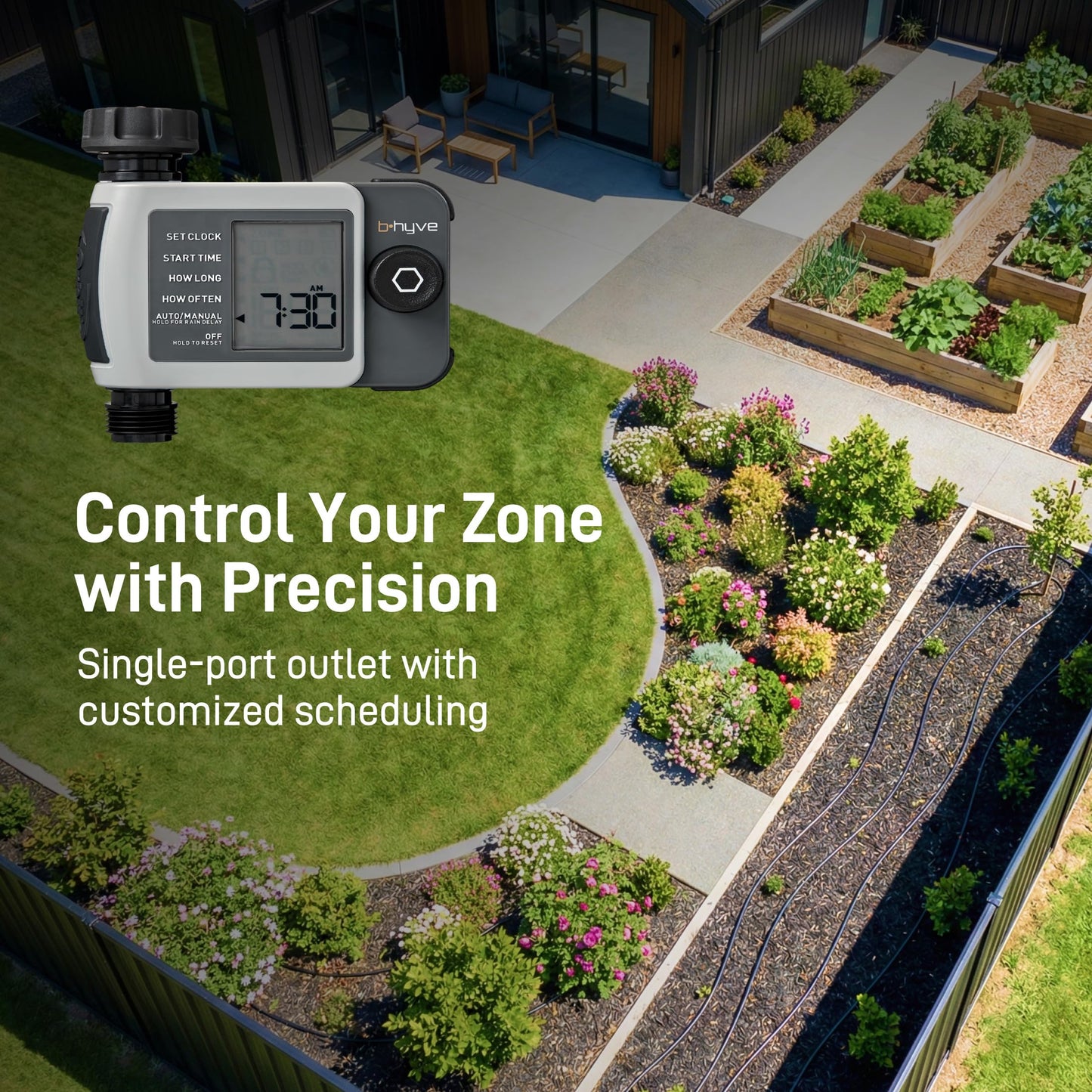 Orbit 24516 B-hyve XD 1-Port Smart Hose Watering Timer with Wi-Fi Hub