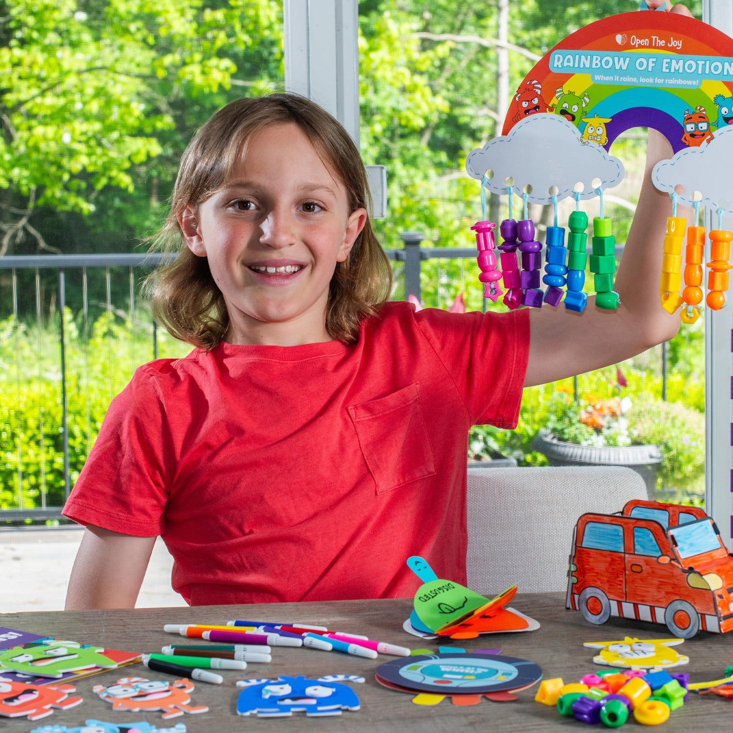 Open The Joy Crafting Your Emotions – DIY Emotional Awareness & Mindfulness Craft Kit for Kids – Creative Arts & Sensory Play for Emotional Regulation & Self-Expression – Ages 4 and Up