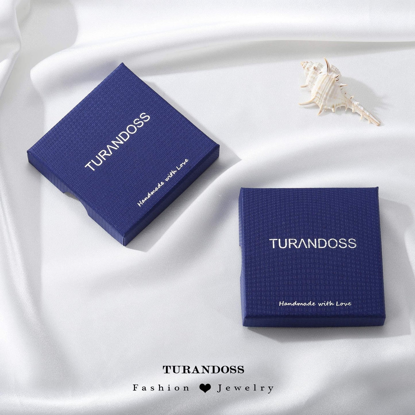 Turandoss Heart Initial Necklaces - Dainty, Trendy Tiny Silver Necklaces for Women - Mothers Day Gifts