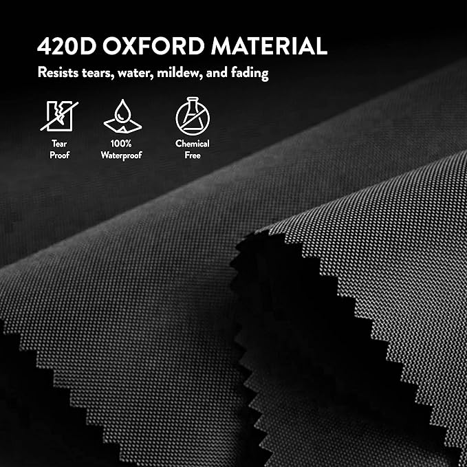 ZOBER 2 Pack Oxford Christmas Wreath Storage Container 30 Inch - Wreath Bag for Artificial Wreaths Box - Waterproof Fabric, Dual Zippered Wreaths Storage Bag With Strong Durable Handles - Black