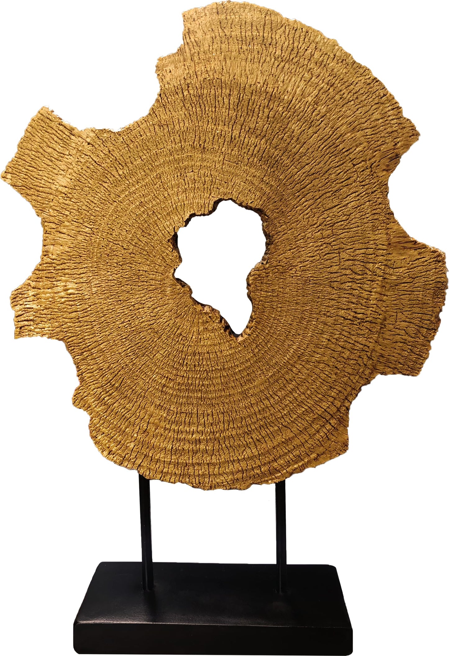 LAIKEARTS Modern Abstract Decorative Sculpture, Dining Living Room Desk Decor,Geometric Home Decor Statues,Shelf Top Decor Aesthetics, Wood Grain