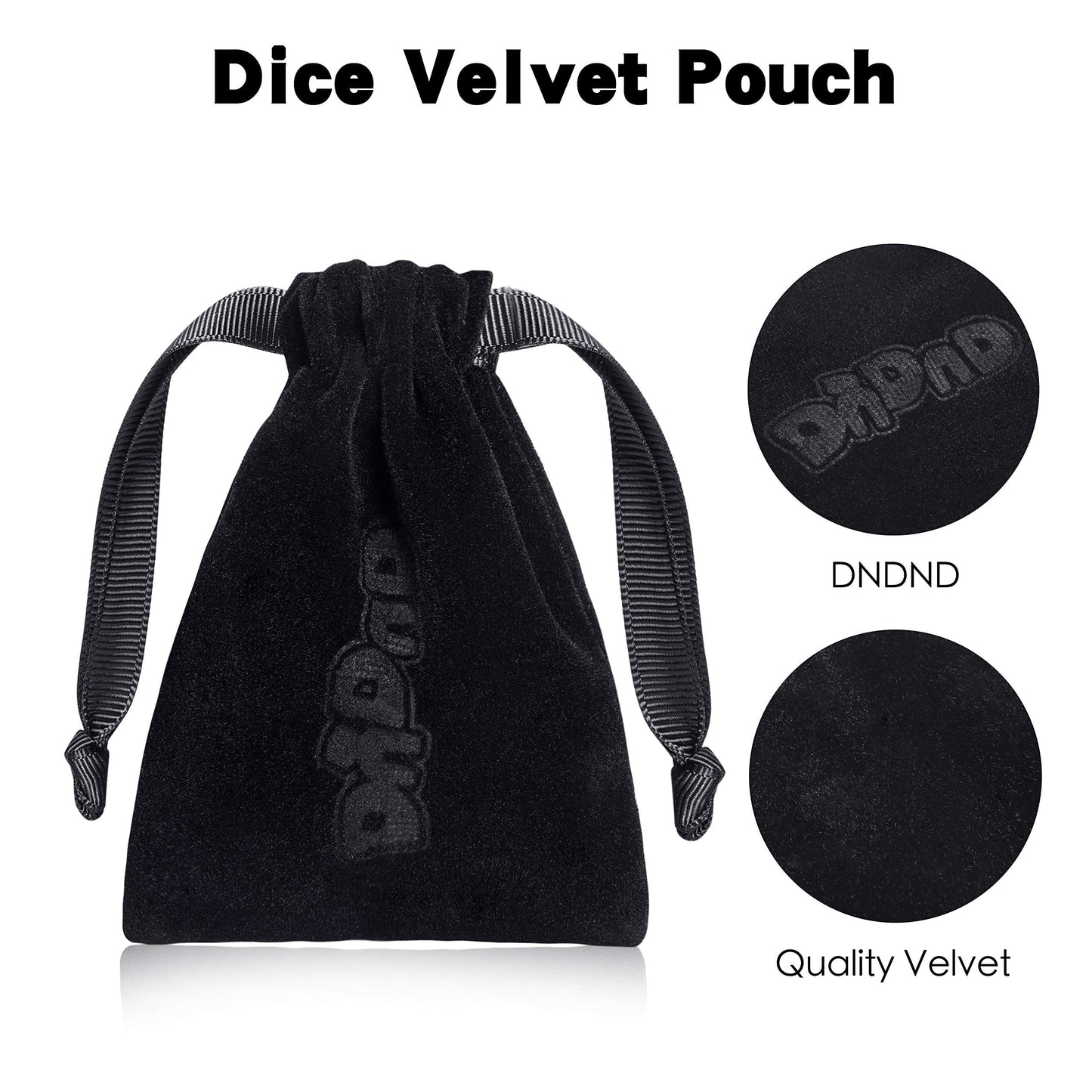 Mushroom Dice Set D&D, DNDND 7PCS Resin D&D Dice Set with Gift Velvet Bag for Dungeons and Dragons Role Playing Games and Tabletop Games（Red Mushroom