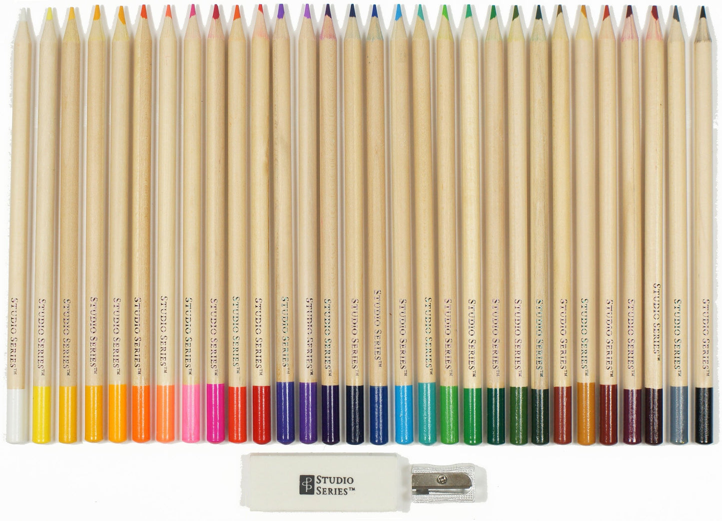 PETER PAUPER PRESS Studio Series Colored Pencil Set (Set of 30)