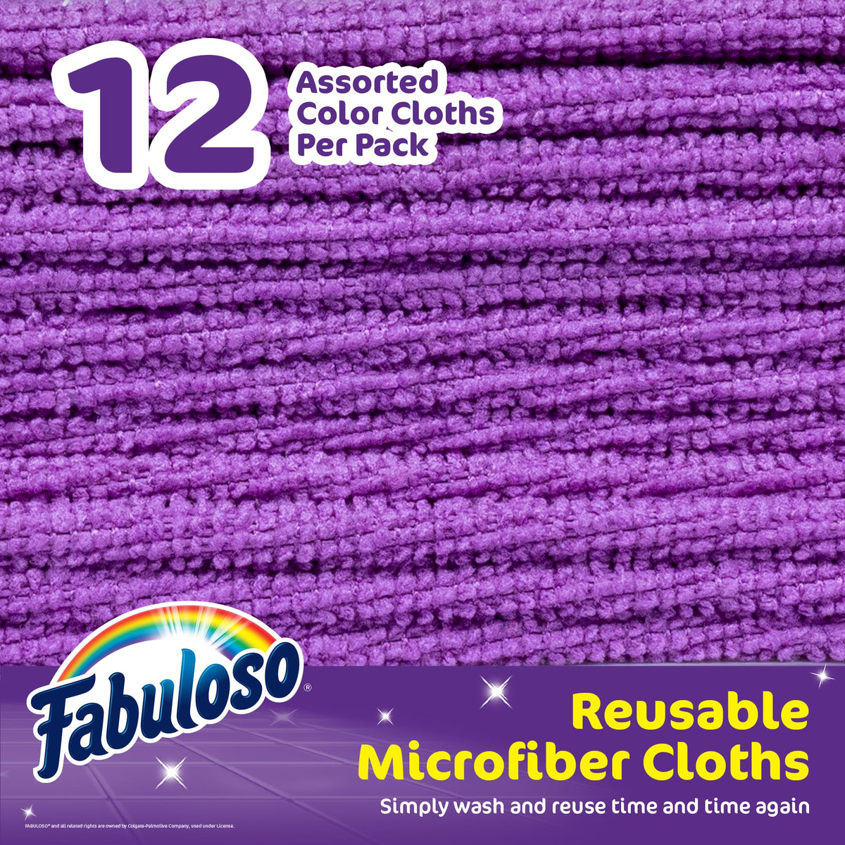 Microfiber Cleaning Cloths (12 Count)