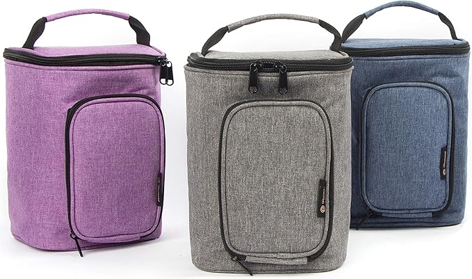 PACMAXI Carrying Bag for Waterpik Water Flosser, Portable Storage Bag for Water Flosser and Accessories Suitable for Travelling, Trips, Camping (Dark Blue)