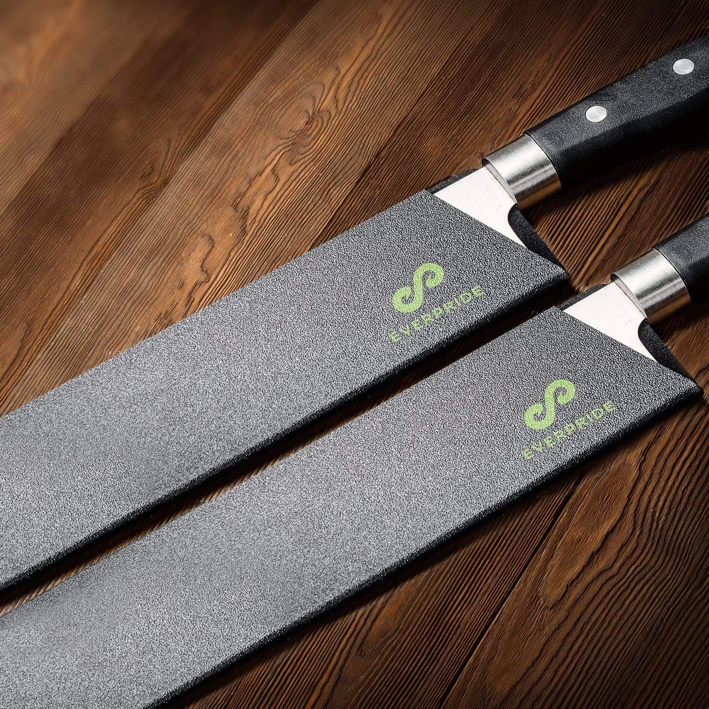 EVERPRIDE 12 Inch Chef Knife Guard Set (2-Piece Set) - Long Knives Blade Edge Cover Sheaths - Durable, BPA-Free, Felt Lined, Sturdy ABS Plastic - Knives Not Included