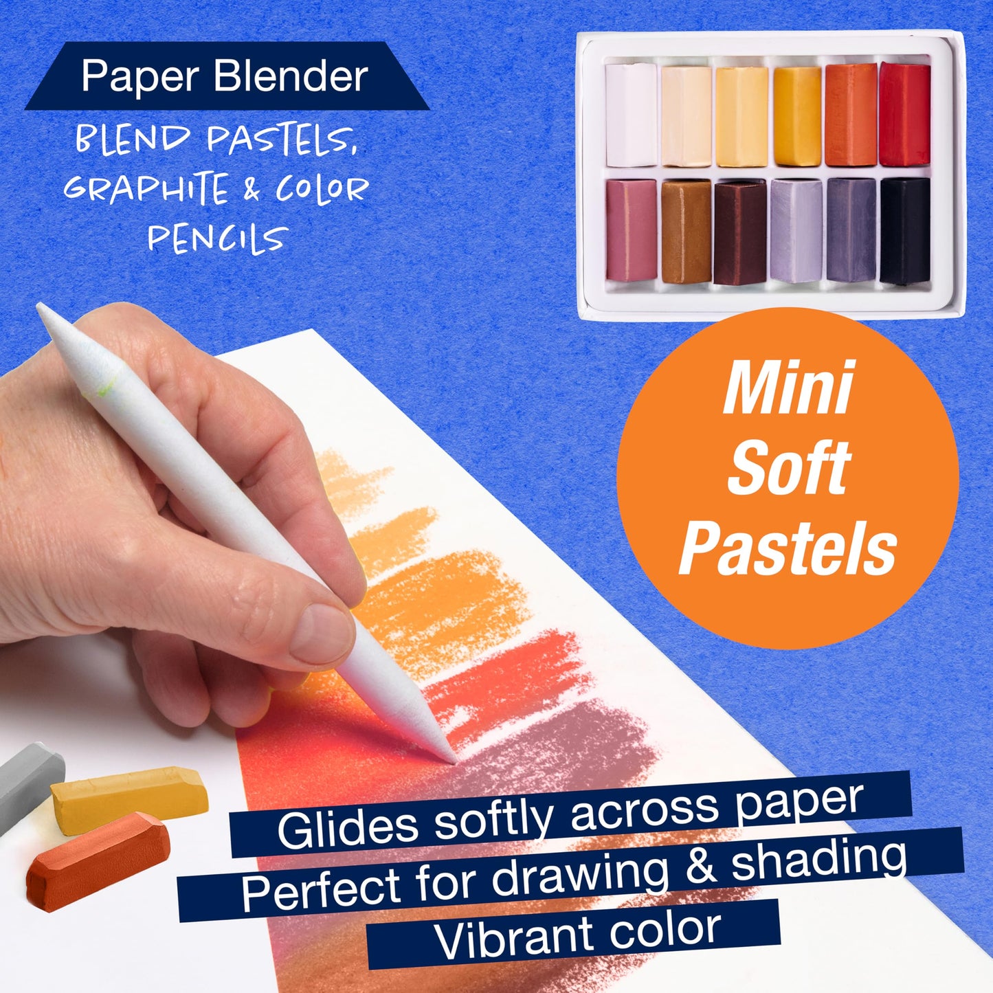 Faber-Castell Try It Box: Monochrome, 27 Piece Drawing Art Kit featuring Colored Pencils, Graphite, and Charcoal Pencils, Professional Art Supplies for Adults, Teens, and Beginners