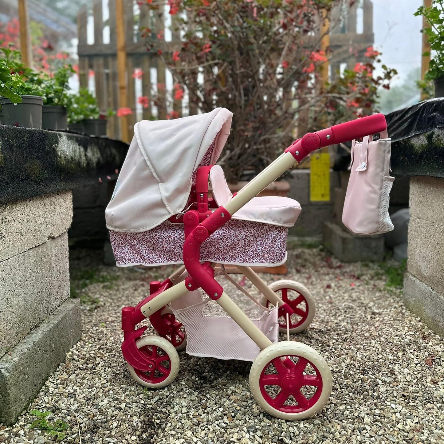 Roma RHS Single Dolls Pram - Flora