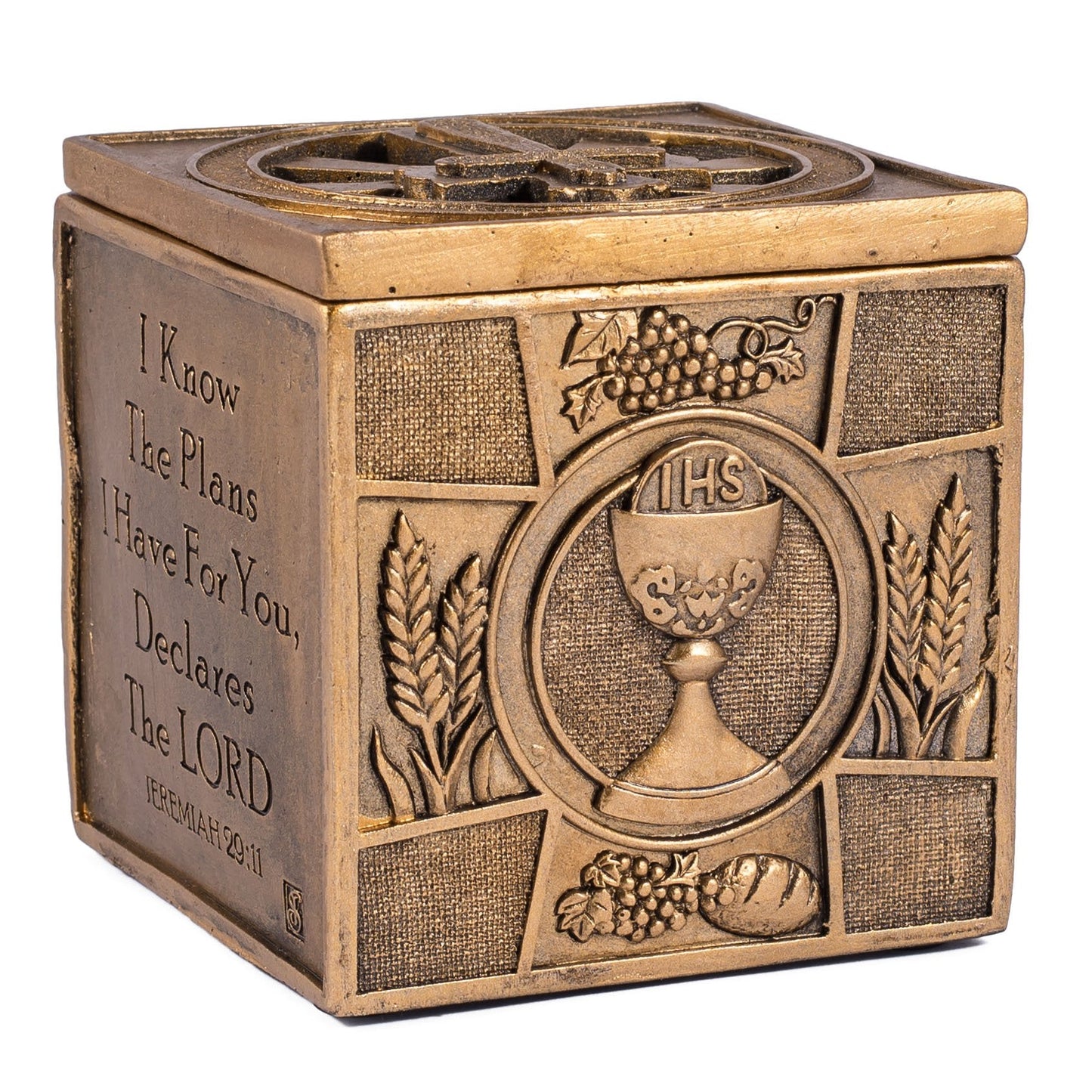 Joseph's Studio by Roman, Confirmation Collection, 3.75"H MULT SACRAMENT KEEPSAKE, Home Décor, Devout Gift, Prayerful Inspiration (3x3x3)