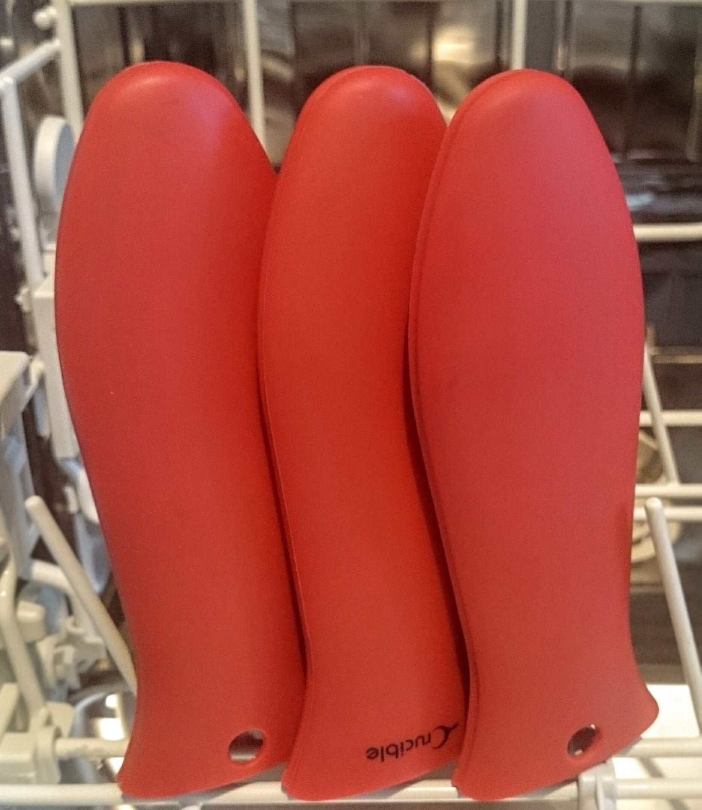 Silicone Hot Handle Holders, Potholders (7-Pack Mix Red) for Cast Iron Skillets, Pans, Frying Pans & Griddles, Metal and Aluminum Cookware Handles - Sleeve Grip, Handle Cover