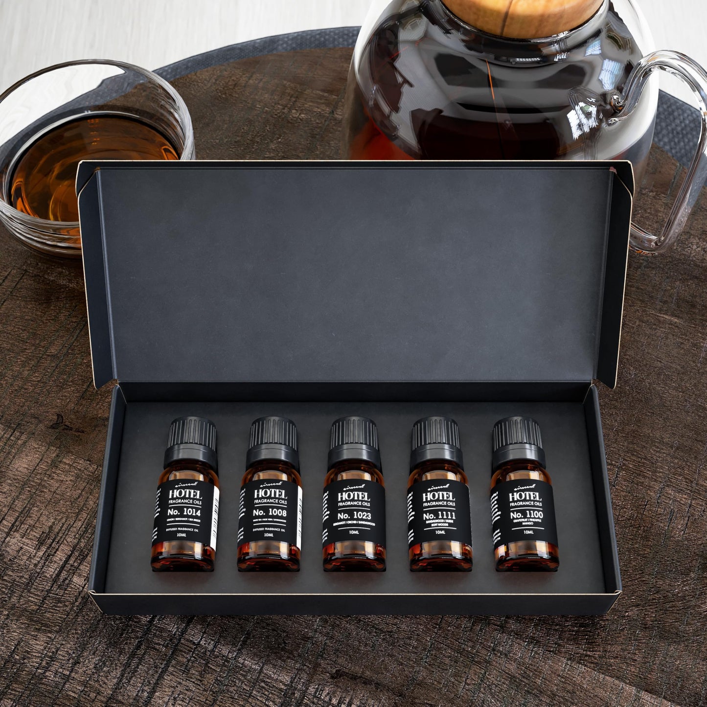 AirScent Hotel Diffuser Oil Gift Set - Buyers’ Best Picks - 10 mL, 0.34 fl oz Hotel Fragrance Oil Gift Set - Inspired by the Baccarat NYC, My Way and Capri Brezza and Other Hotel Scent Samples