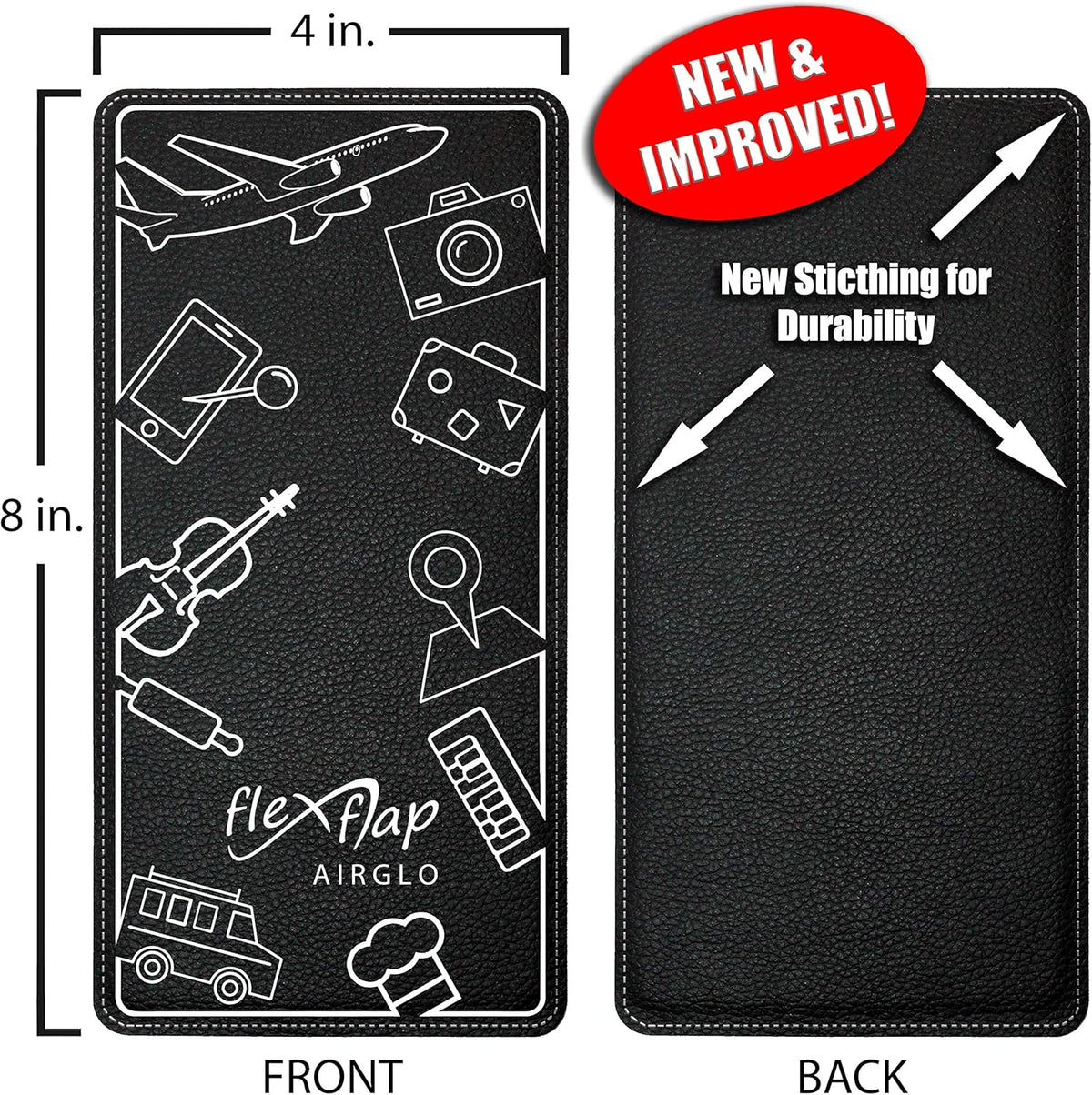 Airplane Travel Essentials for Flying Flex Flap Cell Phone Holder & Flexible Tablet Stand for Desk, Bed, Treadmill, Home & in-Flight Airplane Travel Accessories - Travel Must Haves Cool Gadgets