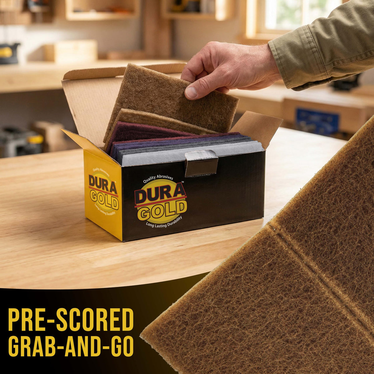 Premium 6" x 9" 10 Scuff Pad Variety Pack (10 Count)