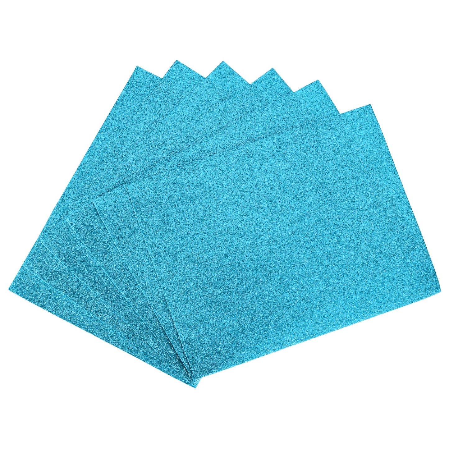 uxcell Light Blue Shiny EVA Foam Sheets 23.6x15.7in 1.5mm Thick for Crafts DIY 6 Pcs