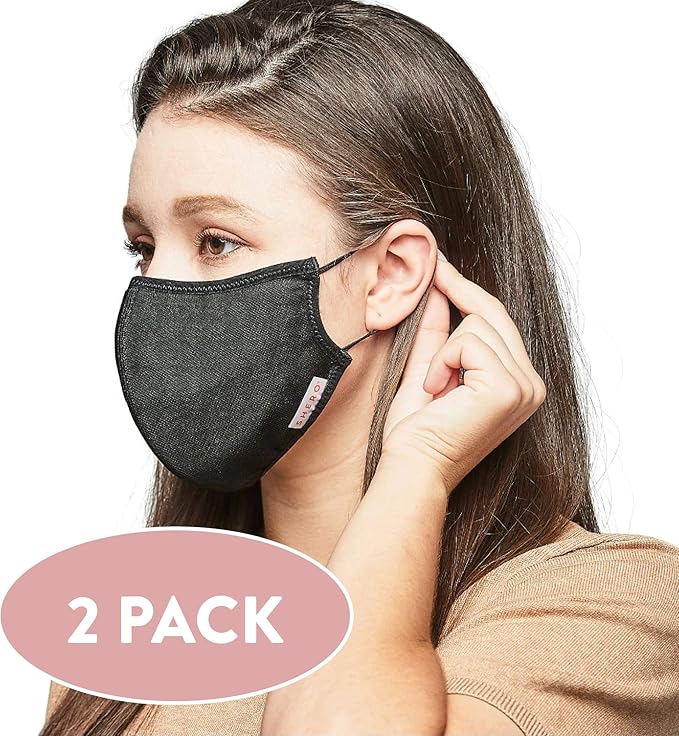 Shero Reusable Copper Infused Face Mask With Nose Wire, Washable, Breathable and Adjustable
