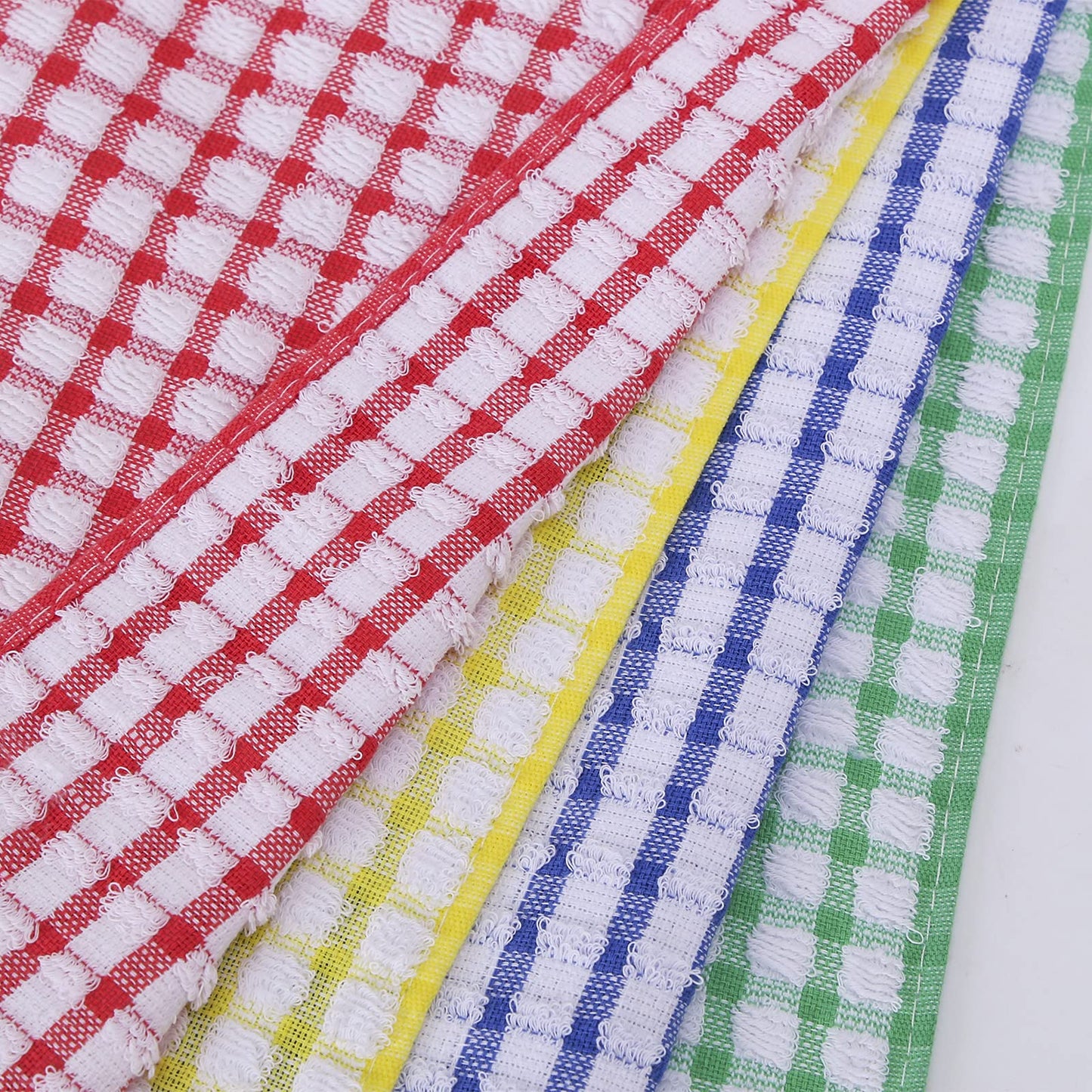 Oeleky Dish Towels for Kitchen 15x26 Inches, Pack of 8 Cotton Kitchen Towels for Drying Dishes (Multi, 15x26 inches)