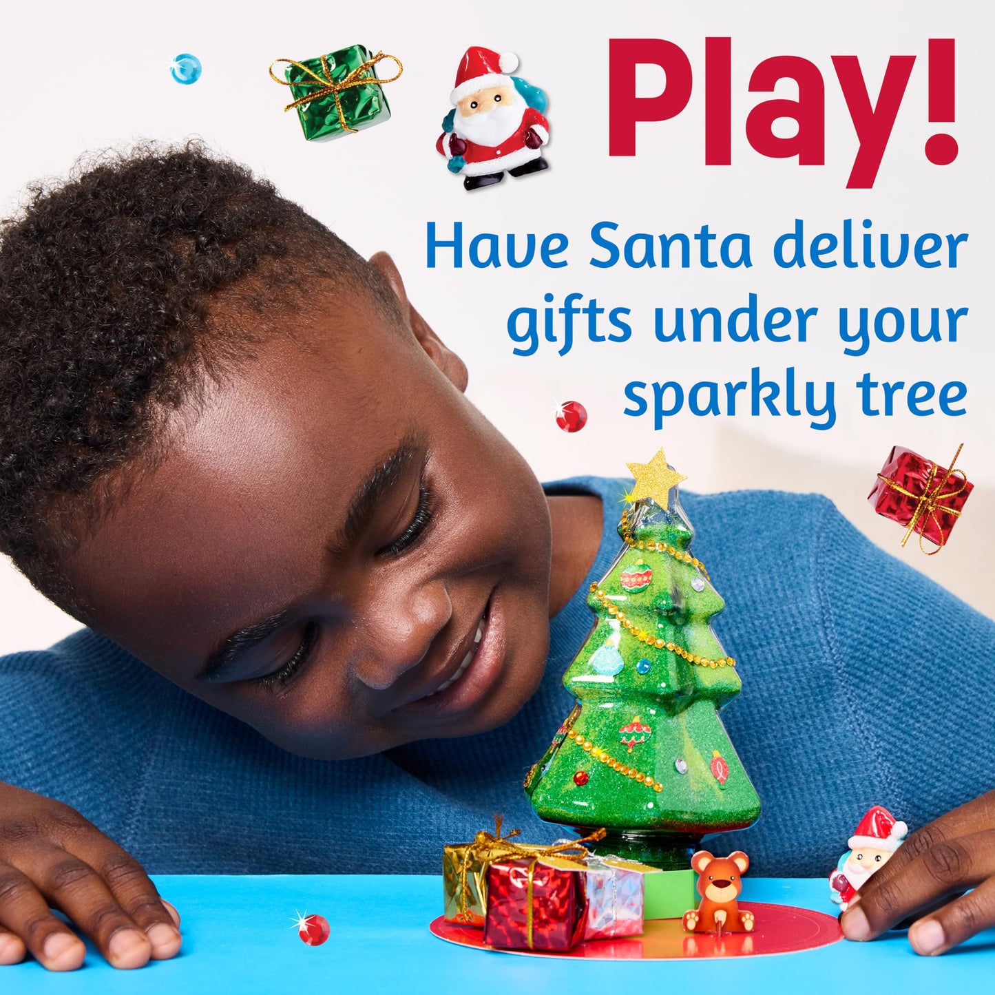 Creativity for Kids Sand Art Christmas Tree Kit | Layer, Design & Create Your Own Sparkly Tree | DIY Easter Basket Stuffer Arts & Crafts for Kids to Boost Creativity & Confidence (Ages 6+)
