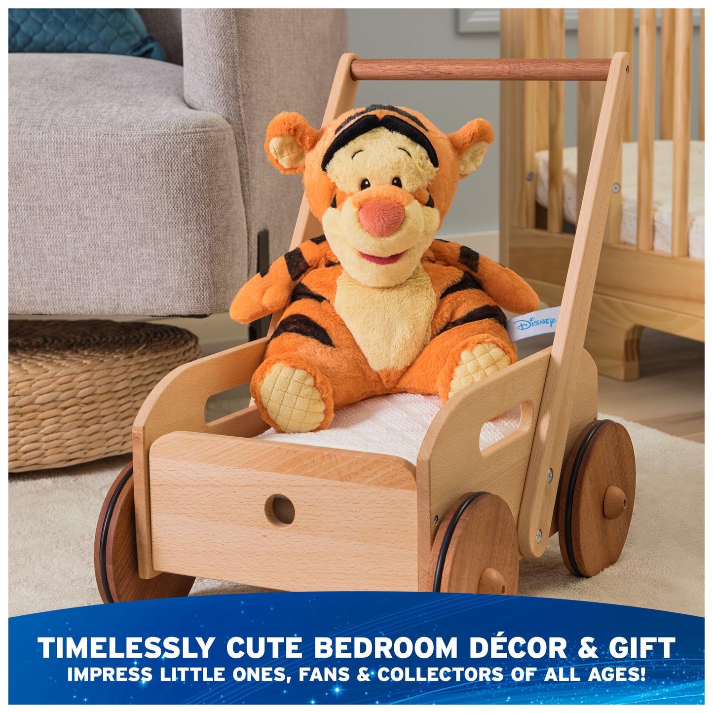 GUND Disney Official Tigger Oh So Snuggly Plush, Winnie the Pooh, Tigger Tiger Stuffed Animal for Ages 1 and Up, Orange, 12.5”