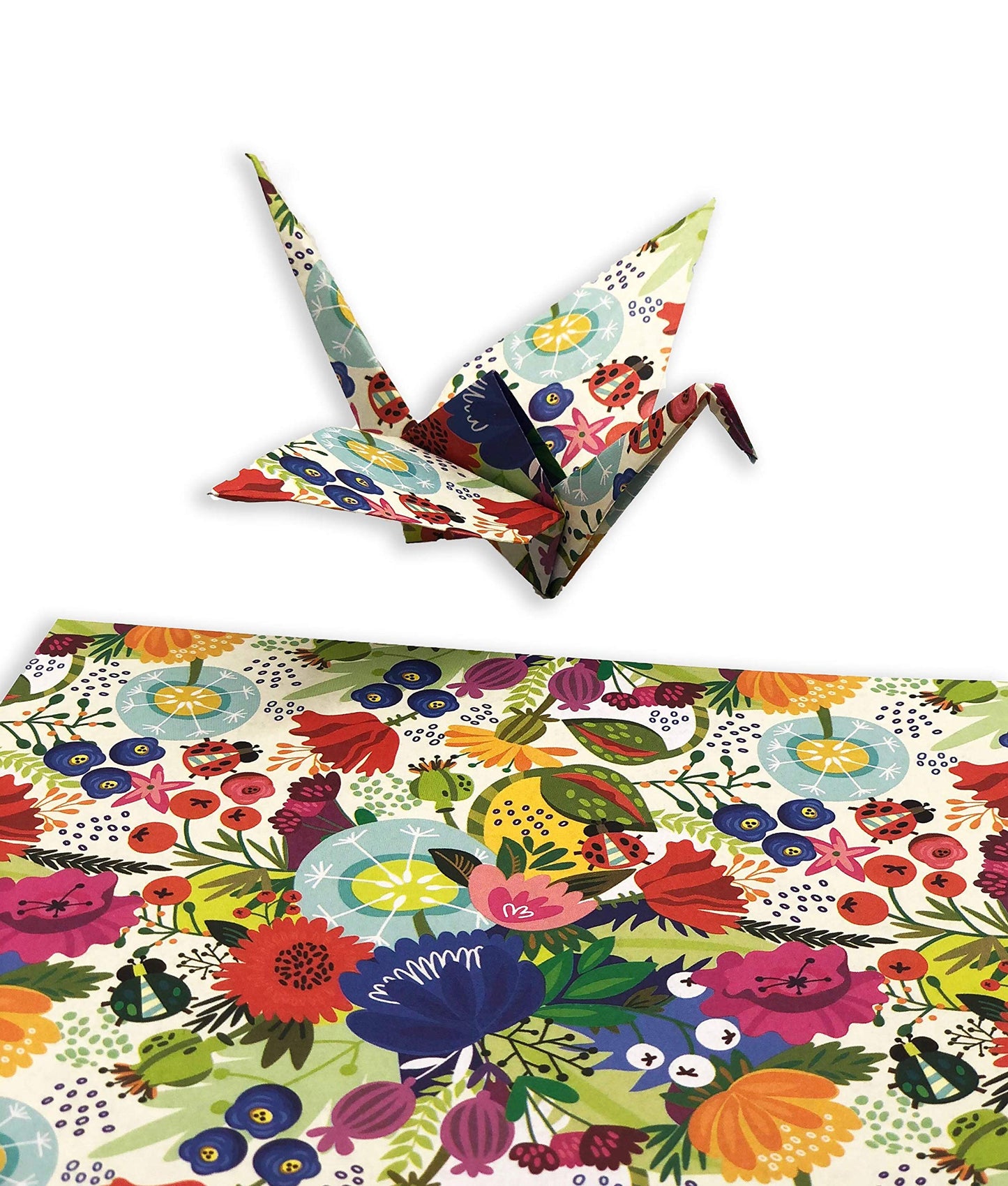 Origami Paper 500 sheets Flower Patterns 6" (15 cm): Tuttle Origami Paper: Double-Sided Origami Sheets Printed with 12 Different Patterns (Instructions for 6 Projects Included)