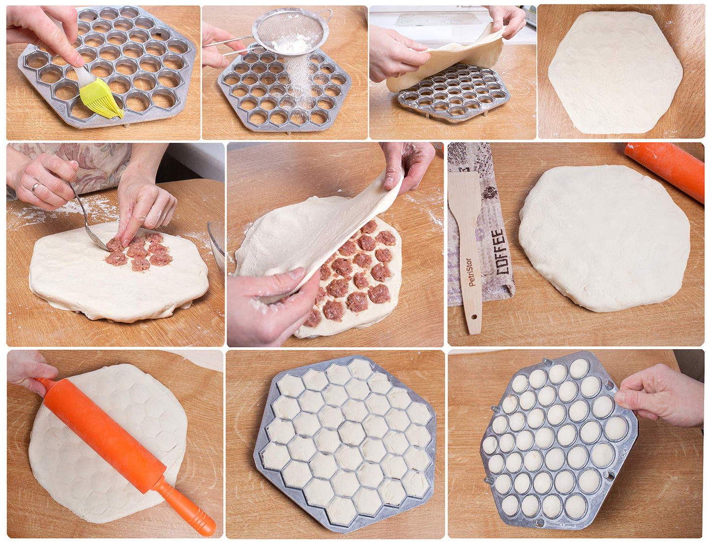 Ravioli Maker Metal Form Meat Pelmeni Dumplins Pasta