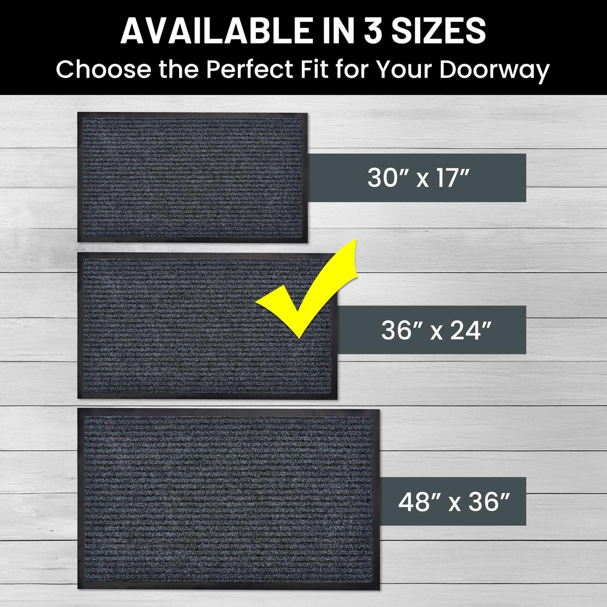 Front Door Mat (2 Count)